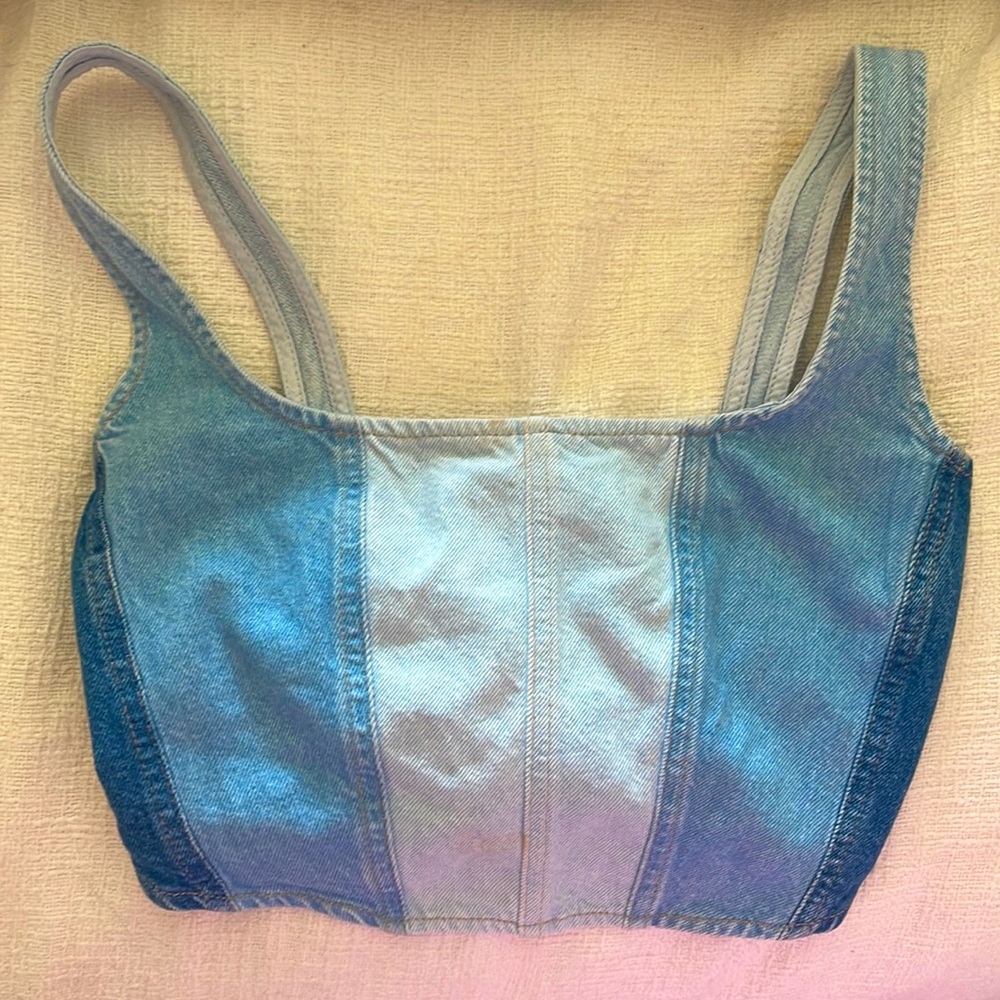 Cute denim top size S